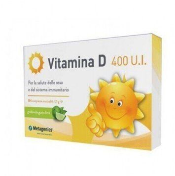 Metagenics Vitamin D 400 IU, 168 Chewable Tablets (MET-63993) 655287 фото