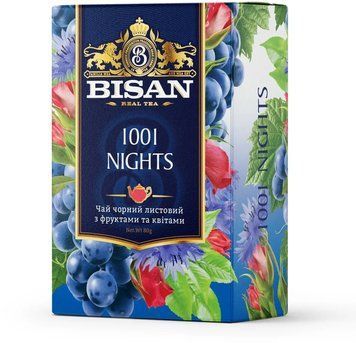 Чай Bisan чорний 1001 Nights 80 г (4820186123333) 1177272 фото