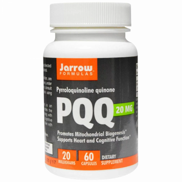 Jarrow Formulas PQQ 20 mg Пірролохінолінхінон 60 капсул 779632 фото