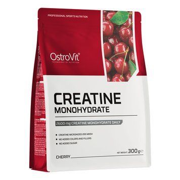 Креатин OstroVit Creatine Monohydrate 300 g /120 servings/ Cherry 391281 фото