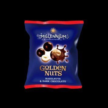 Драже Millennium Golden Nut мигдаль у чорному шоколаді 100 г (4820005195220) 1174170 фото
