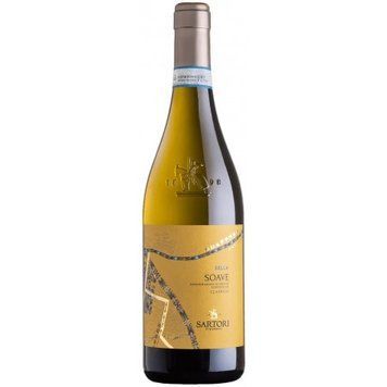 Вино Sartori Soave Classico Sella DOC, белое полусухое, 12.5% 0.75л (MAR8005390002100 1152657 фото