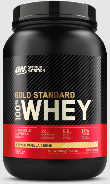 Optimum Nutrition Gold Standart 100% Whey 900 g / 30 servings / French Vanilla 1323573 фото