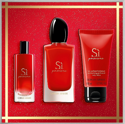 Набір Giorgio Armani Si Passione Парфумована вода 100ml+Лосьйон для тіла 50ml+Парфумована вода 15ml 1240512 фото