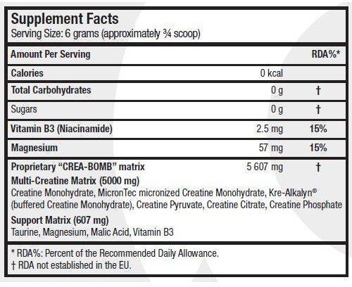 Креатин Scitec Nutrition Crea-Bomb 660 g /110 serving/ Passion Fruit 389523 фото