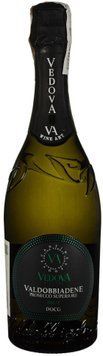 Вино ігристе Cantine Vedova Valdobbiadene Prosecco Superiore Brut сухе біле 0.75 л (FSH_8020502030116) 1362178 фото