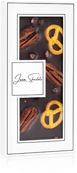 Шоколад черный Laviva Chocolate Dark chocolate "Brezel" "Брецель" 73 % 90 г (UA-0036) 1381065 фото