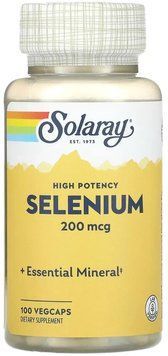 Solaray Selenium 200mcg - 100 Capsules 1452709 фото