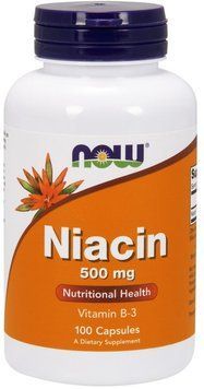 NOW Foods Niacin 500 mg Capsules 100 caps 416696 фото