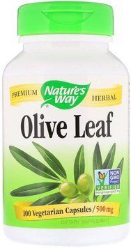 Nature's Way Olive Leaf 100 Caps Листья оливы 535163 фото