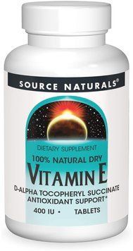 Source Naturals Vitamin E 400 IU D-Alpha Tocopherol - 100 Tablets 1452187 фото