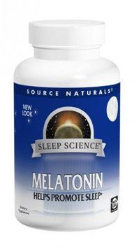 Source Naturals Melatonin 1mg, Sleep Science, 200 Tab 417617 фото
