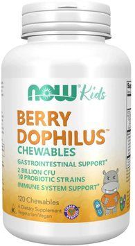 Now Foods BerryDophilus Kids - 120 Chewables 1451406 фото