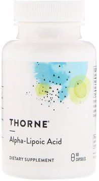 Thorne Research Alpha-Lipoic-Acid 300 mg 60 Caps Альфа-ліпоєва кислота Тіоцід 531396 фото
