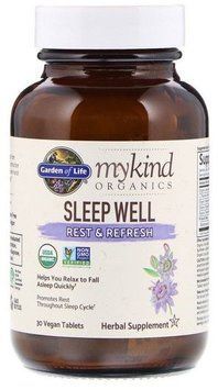Garden of Life MyKind Organics Комплекс Для Сну Відпочинку та Свіжості 30 таблеток 1117851 фото