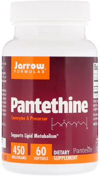 Jarrow Formulas Pantethine 450 mg 60 Softgels (JRW-18006) 587359 фото