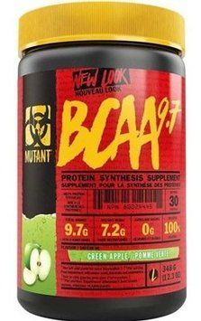 Амінокислота для спорту Mutant BCAA 9.7 348 g / 30 servings / Green Apple 690167 фото