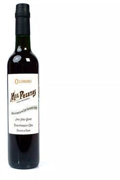 Вино Mil Pesetas "Jeres Oloroso" (сухе, біле) 0.5л (BDA1VN-VBD050-007) 652188 фото