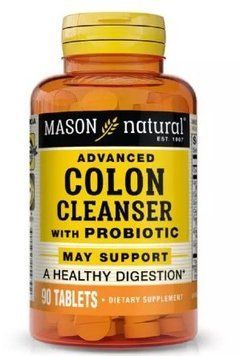 Mason Natural Advanced Colon Cleanser With Probiotic Очищення та Детокс з Пробіотиком 90 таблеток 993699 фото