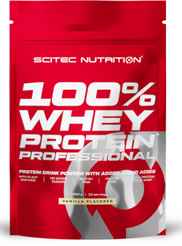 Протеин Scitec Nutrition Whey Protein Professional 1000 g / 33 servings / vanilla 1016678 фото