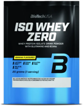 Протеин BioTechUSA Iso Whey Zero 25 g /sample/ Banana 620072 фото