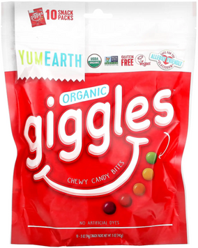 Органические леденцы YumEarth Organic Giggles 10х14 г 1038963 фото