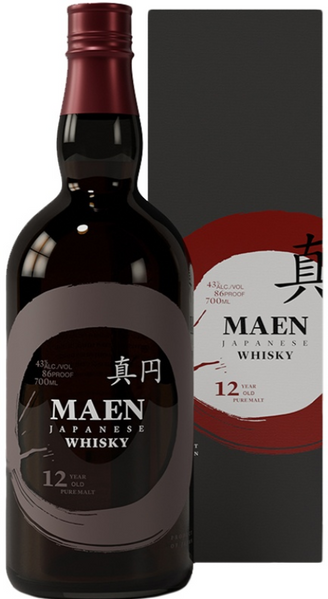 Виски Maen The Perfect Circle Pure Malt Japanese Whisky 12 Yo gift box 43 % 0.7 л (WHS088320002225) 1251256 фото