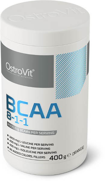 OstroVit Bcaa 8-1-1 400 g /40 servings/ Orange 390679 фото