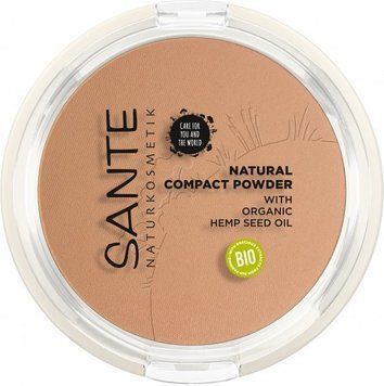 Sante Natural Compact Powder БІО-Пудра компактна №3 Warm Honey 9g 895659 фото