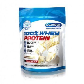 Протеин Quamtrax 100% Whey Protein 500 g /16 servings/ White Chocolate 721469 фото