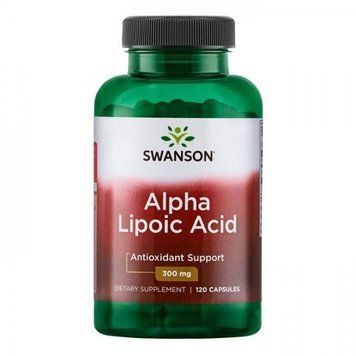 Swanson Alpha Lipoic Acid 300 mg Альфа-ліпоєва кислота 120 капсул 776282 фото