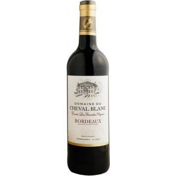 Вино Domaine du Cheval Blanc Cuve Grandes Vignes Bordeuax, червоне сухе, 0.75л 12% (PRV3272810233177) 1216908 фото