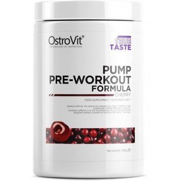 OstroVit Pump Pre-Workout 500 g /50 servings/ Cherry 537025 фото