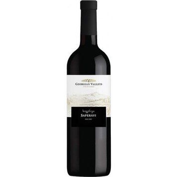 Вино Georgian Valleys Saperavi, червоне сухе, 0.75л 12.5% (WHS4860038000153) 1214865 фото