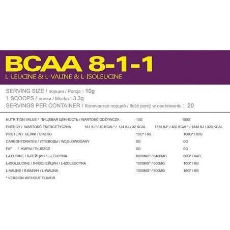 OstroVit Bcaa 8-1-1 400 g /40 servings/ Orange 390679 фото