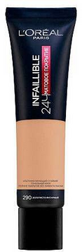 L'Oreal Paris Infaillible 24h Matte Cover N290 Золотисто-бурштиновий Тональний крем 30 ml 874800 фото