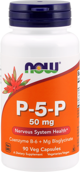 NOW Foods P-5-P 50 mg Tablets 60 tabs 416697 фото