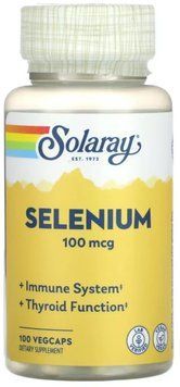 Solaray Selenium 100mcg - 100 Capsules 1452710 фото