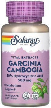 Solaray Garcinia Cambogia Fruit Ext 500mg - 60 Veg Capsules 1452839 фото