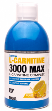 Жиросжигатель Quamtrax L-Carnitine 3000 500 ml / 31 servings / lemon 1112733 фото