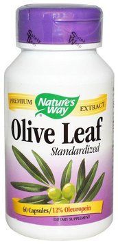 Nature's Way Olive Leaf Standardized 60 Caps Экстракт листьев оливы 535164 фото