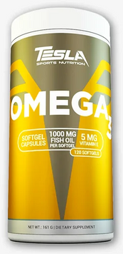 Tesla Nutrition Omega 3 120 soft gel / 120 servings 1032114 фото