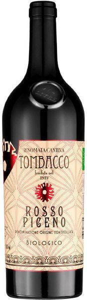 Вино Tombacco Rosso Piceno DOC Biologico червоне 0.75 л (WHS8003030878894) 815395 фото