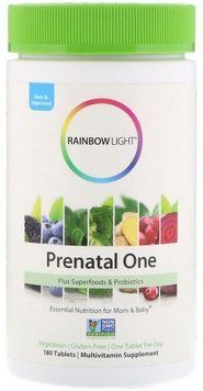 Rainbow Light Prenatal One 180 Tabs Витамины для беременных 535514 фото
