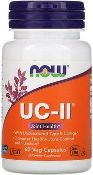 Now Foods UC-II, 60 Veg Capsules (NOW-03134) 685556 фото