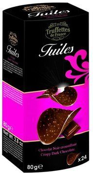Чіпси Truffettes de France із чорного шоколаду 80 г (3472710044822) 1146576 фото
