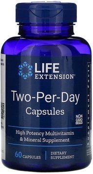 Life Extension, Two-Per-Day Capsules, 60 Capsules (LEX23176) 629265 фото