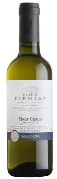 Вино Mezzacorona Castel Firmian Pinot Grigio Trentino Doc 12.5% белое сухое 0.375 (WHS8004305093202) 1216205 фото