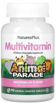 Nature's Plus Children's Multivitamin - 90 Tablets Watermelon 1455615 фото