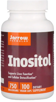 Jarrow Formulas Inositol 750 mg 100 Caps (JRW-01024) Инозитол 587360 фото